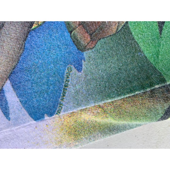 Vintage 90s Caribbean Soul Day to Night All over print T-shirt Size XL - Picture 4 of 9